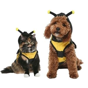 Bumble Bee Halloween Dog/Cat Costume Size Extra-Small